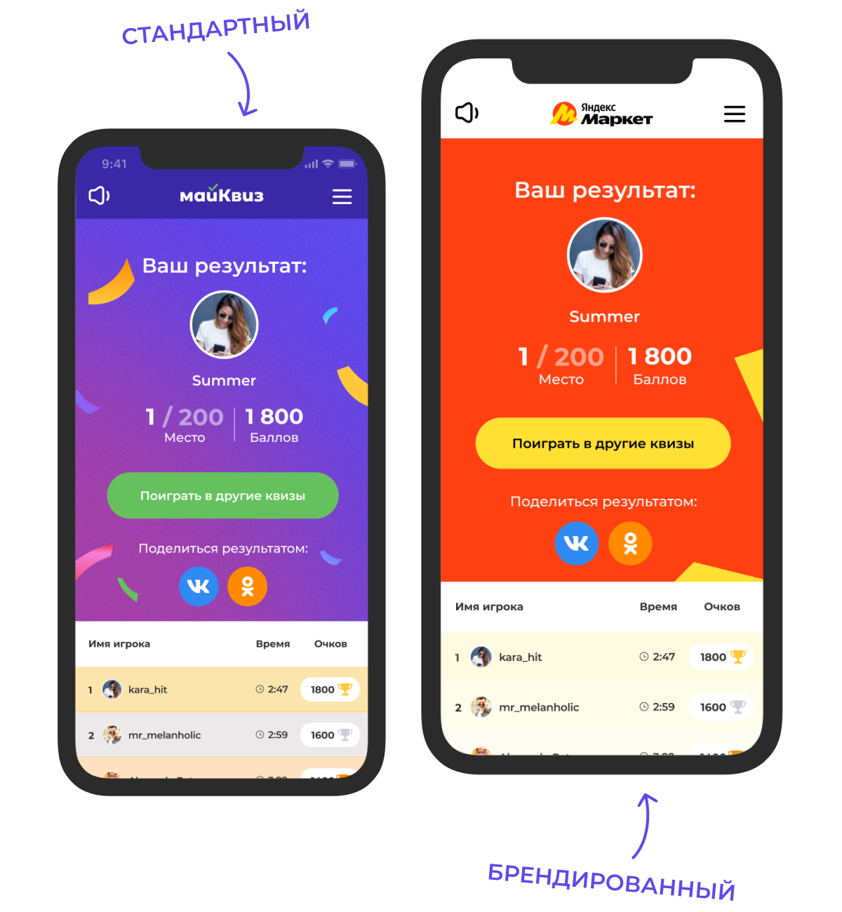 Trivia Start Page