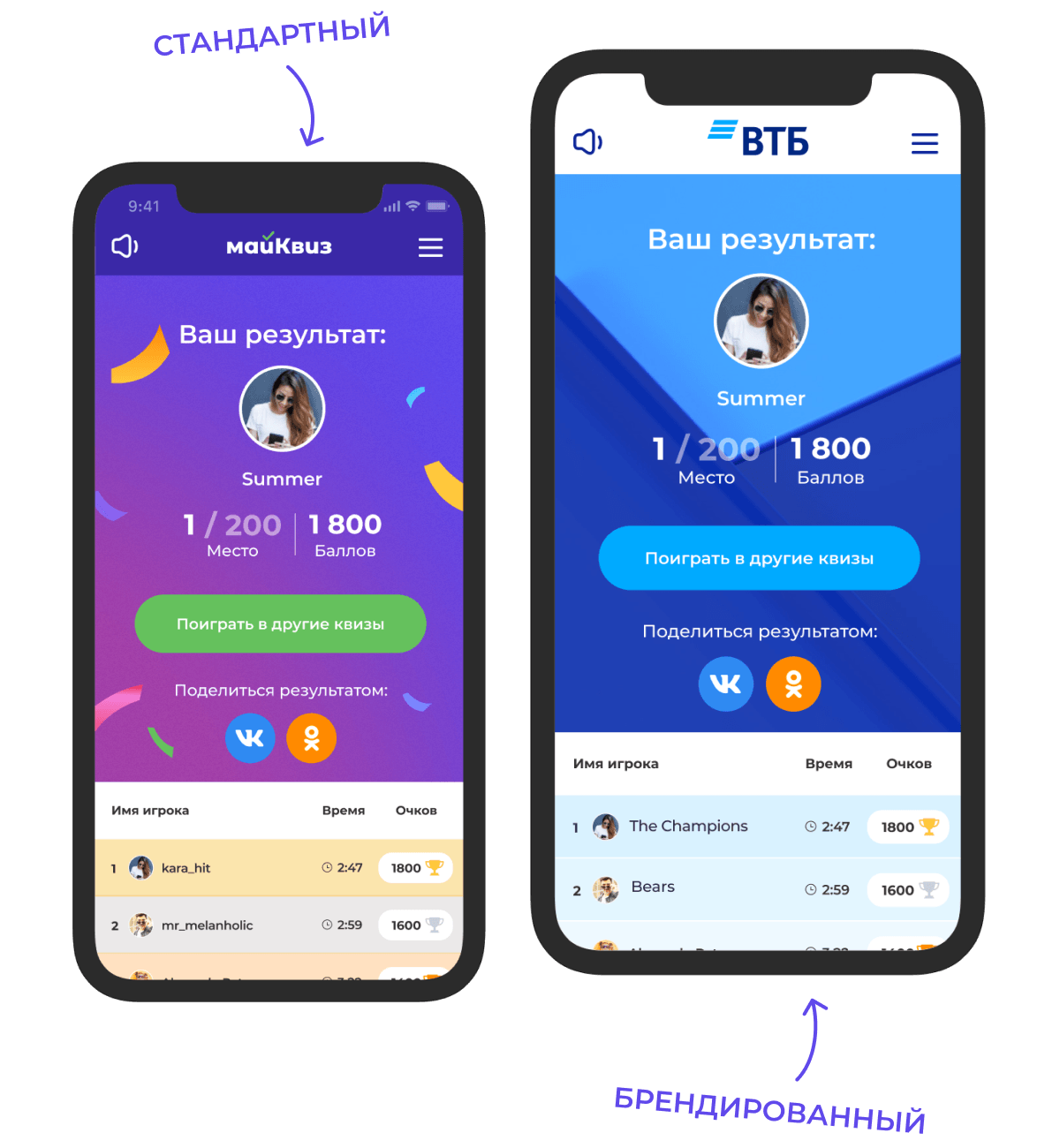 Trivia Start Page
